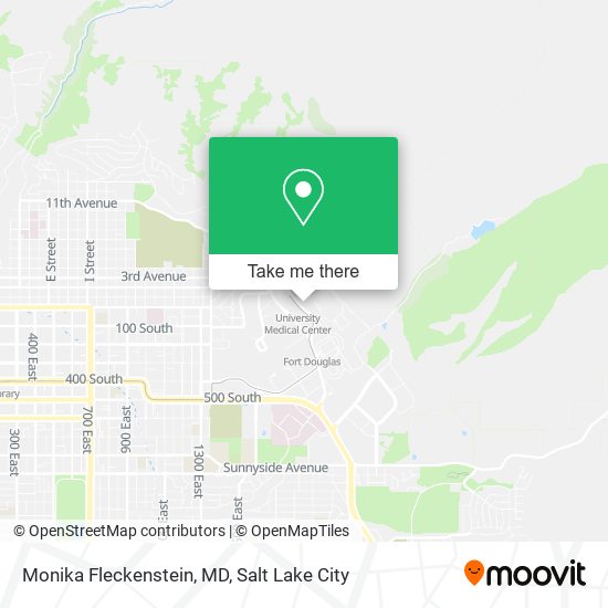 Monika Fleckenstein, MD map