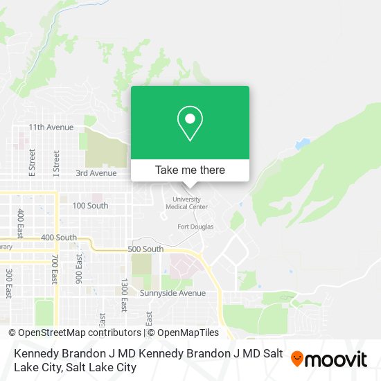 Kennedy Brandon J MD Kennedy Brandon J MD Salt Lake City map
