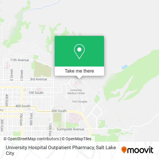 University Hospital Outpatient Pharmacy map