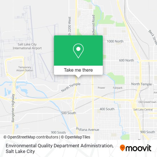 Environmental Quality Department Administration map