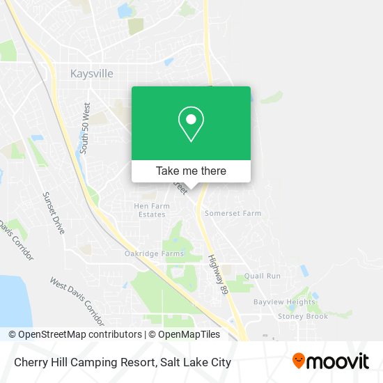 Cherry Hill Camping Resort map