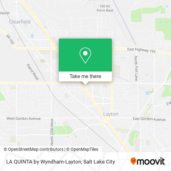 LA QUINTA by Wyndham-Layton map