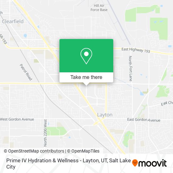 Prime IV Hydration & Wellness - Layton, UT map