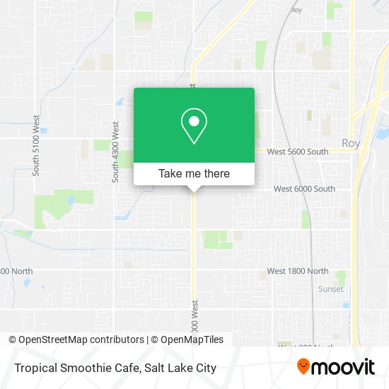 Tropical Smoothie Cafe map