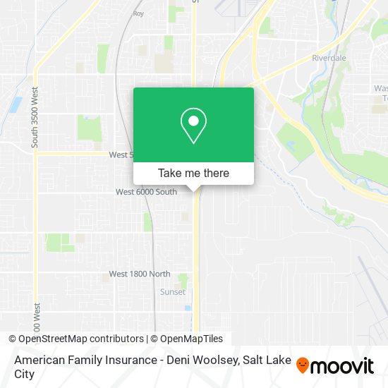 American Family Insurance - Deni Woolsey map