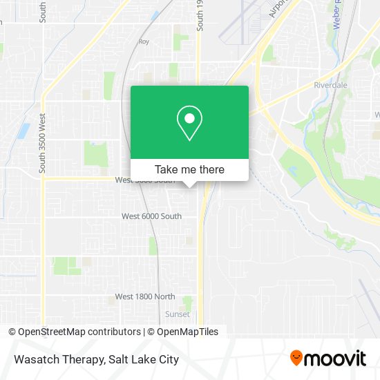 Wasatch Therapy map