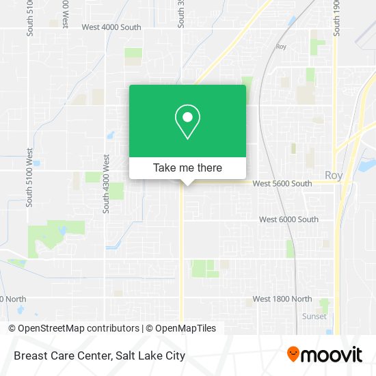 Mapa de Breast Care Center