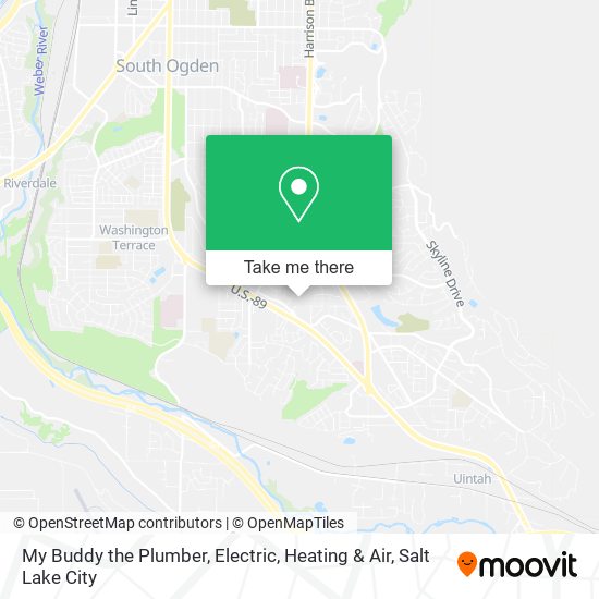 Mapa de My Buddy the Plumber, Electric, Heating & Air