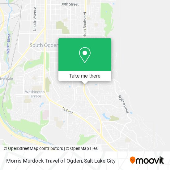 Mapa de Morris Murdock Travel of Ogden