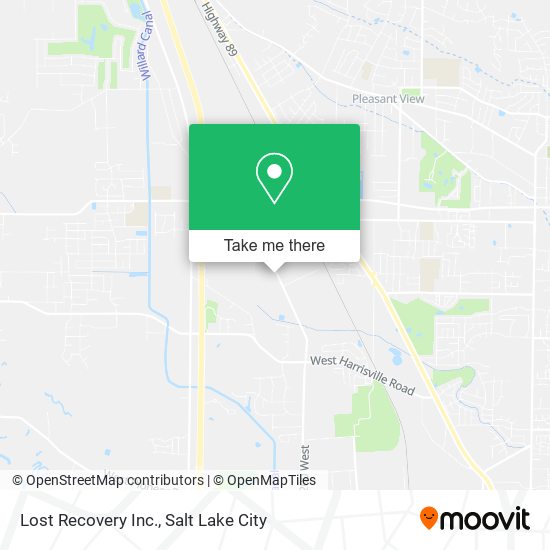 Lost Recovery Inc. map