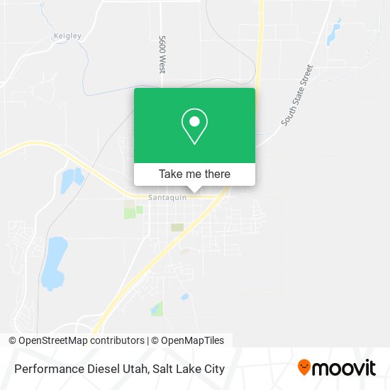 Mapa de Performance Diesel Utah