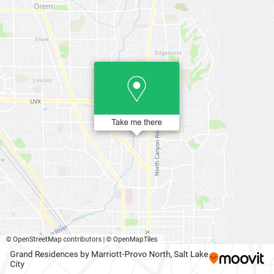 Mapa de Grand Residences by Marriott-Provo North