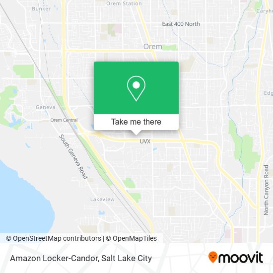 Amazon Locker-Candor map