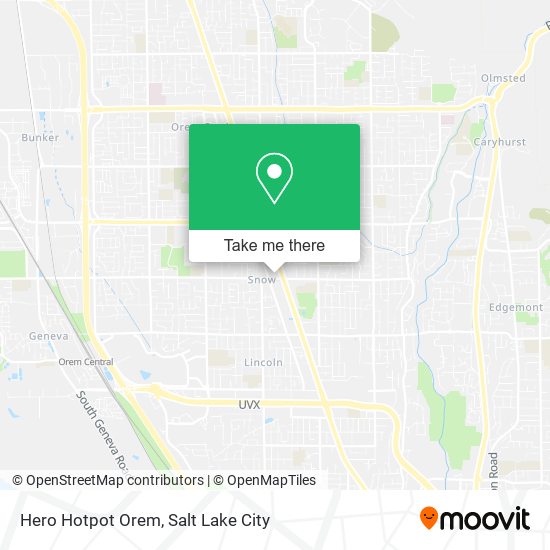 Hero Hotpot Orem map