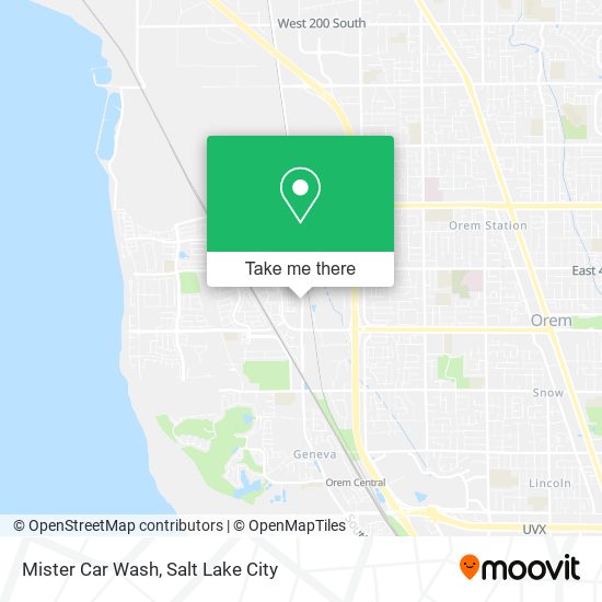 Mister Car Wash map