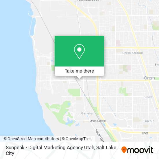 Sunpeak - Digital Marketing Agency Utah map