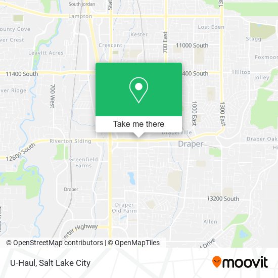 U-Haul map