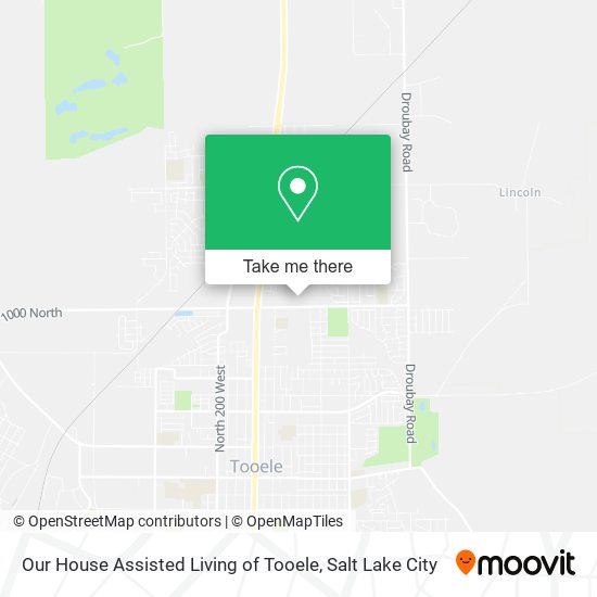 Mapa de Our House Assisted Living of Tooele