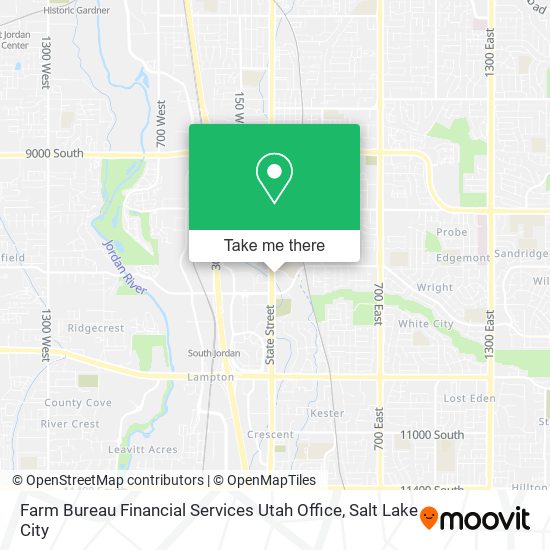 Mapa de Farm Bureau Financial Services Utah Office