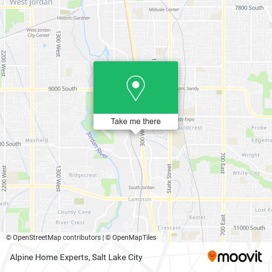 Alpine Home Experts map