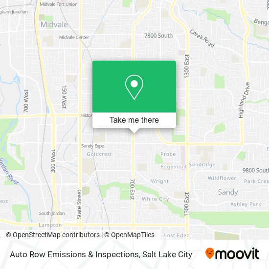 Mapa de Auto Row Emissions & Inspections