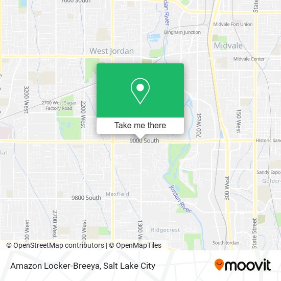 Amazon Locker-Breeya map