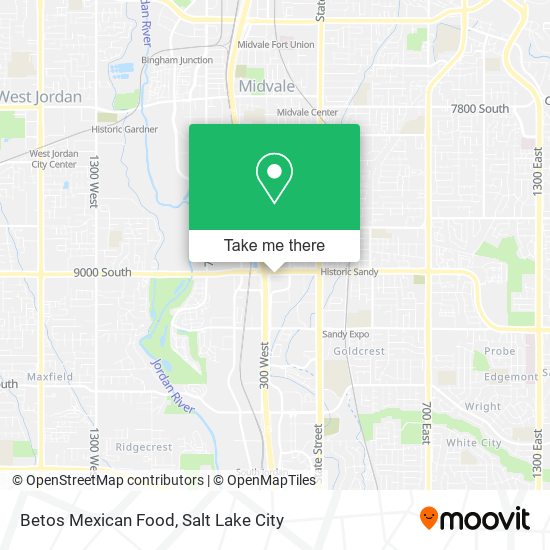 Betos Mexican Food map
