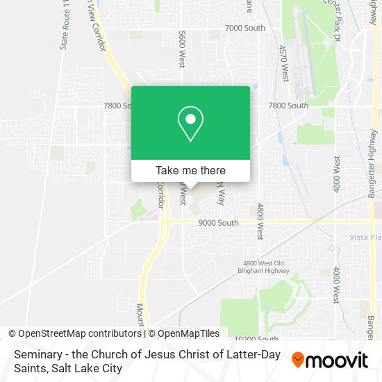 Seminary - the Church of Jesus Christ of Latter-Day Saints map