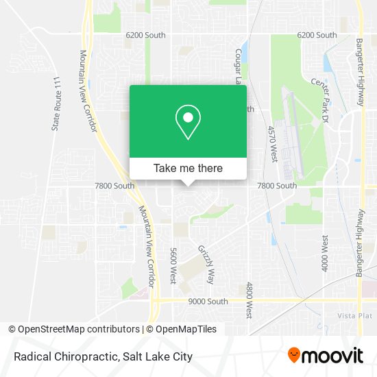Radical Chiropractic map