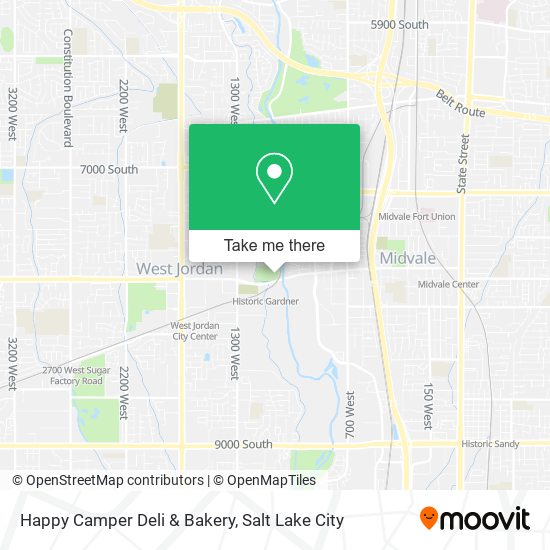 Mapa de Happy Camper Deli & Bakery