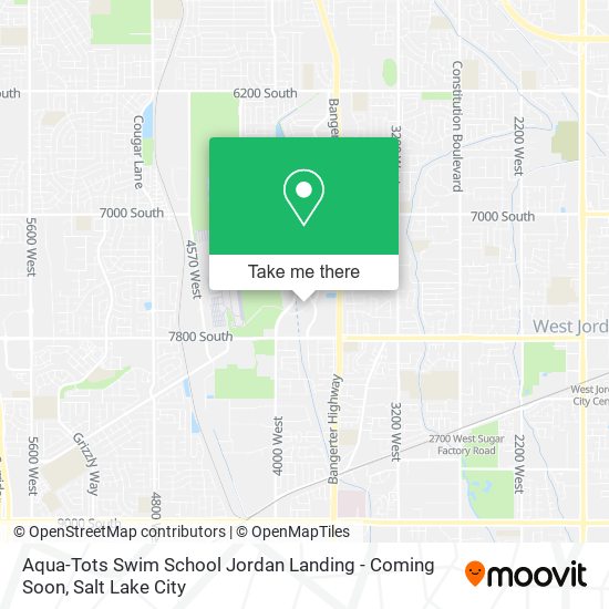 Mapa de Aqua-Tots Swim School Jordan Landing - Coming Soon