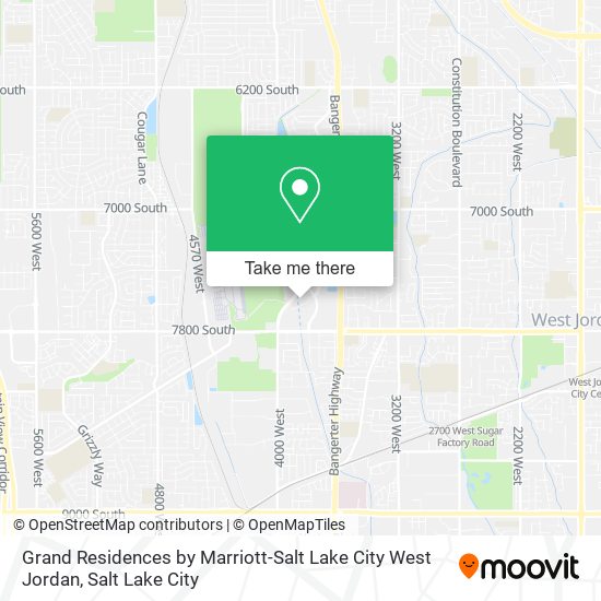 Mapa de Grand Residences by Marriott-Salt Lake City West Jordan