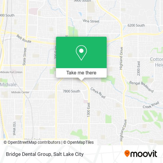 Bridge Dental Group map