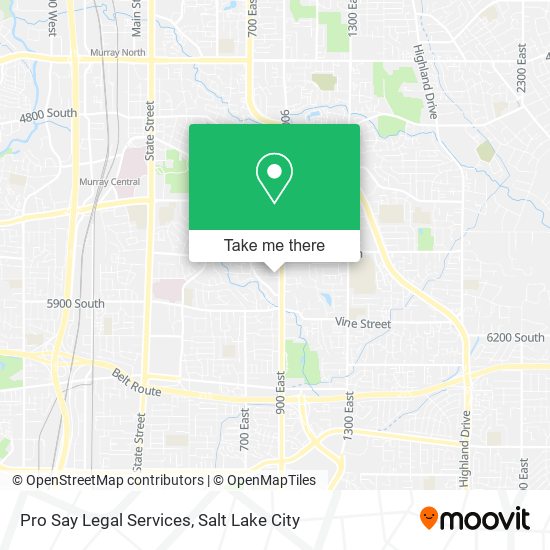 Pro Say Legal Services map