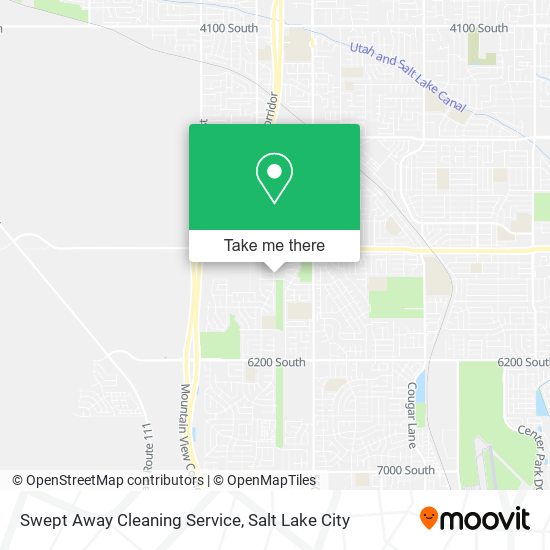 Mapa de Swept Away Cleaning Service