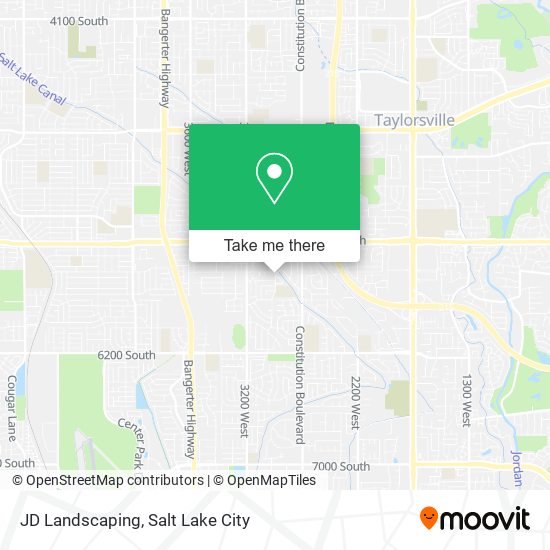 JD Landscaping map