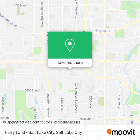 Furry Land - Salt Lake City map