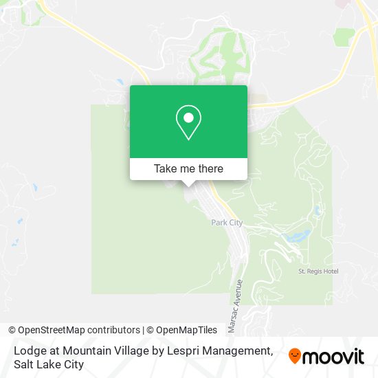 Lodge at Mountain Village by Lespri Management map