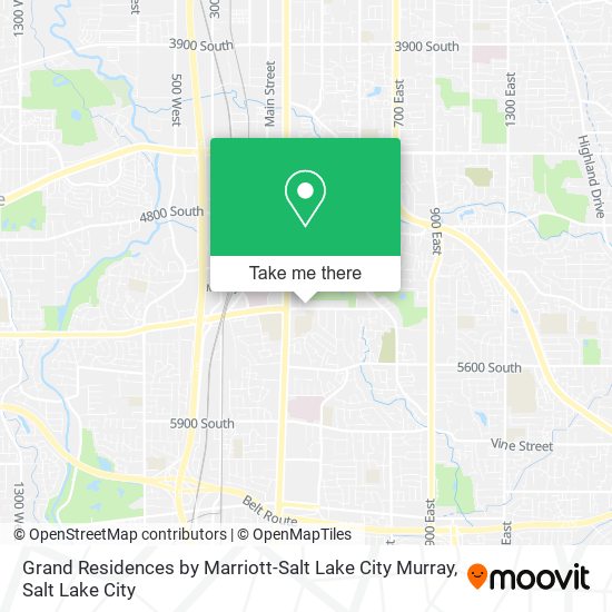 Grand Residences by Marriott-Salt Lake City Murray map