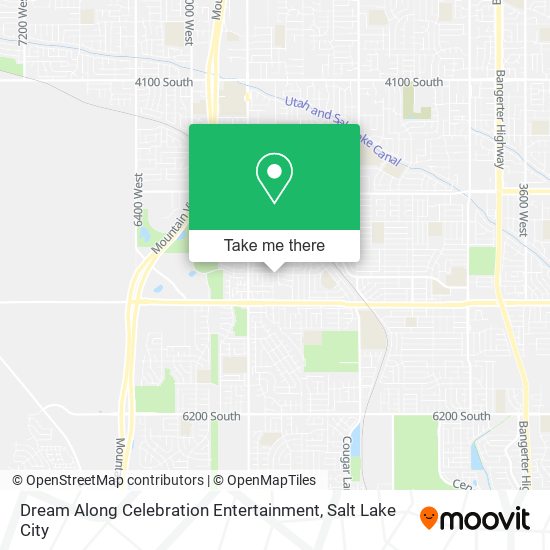 Mapa de Dream Along Celebration Entertainment