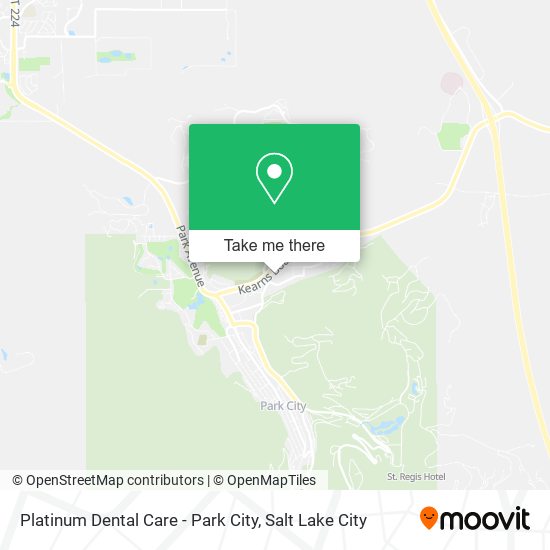 Mapa de Platinum Dental Care - Park City