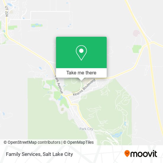 Family Services map