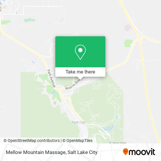 Mellow Mountain Massage map