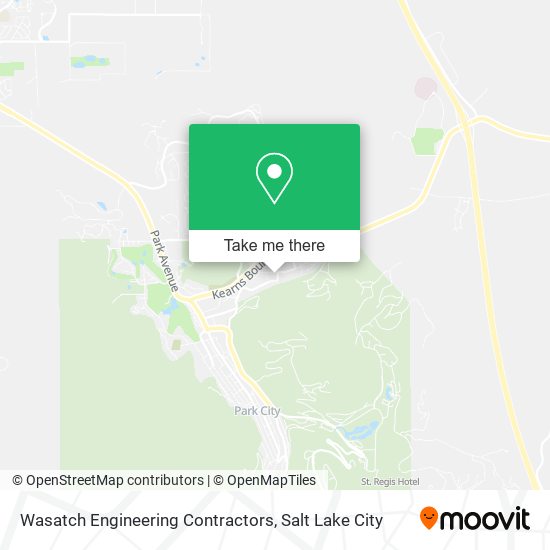 Wasatch Engineering Contractors map
