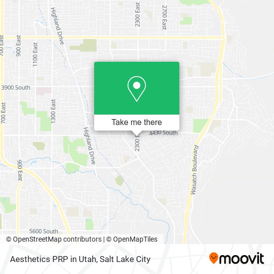 Aesthetics PRP in Utah map