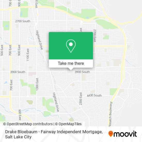 Mapa de Drake Bloebaum - Fairway Independent Mortgage