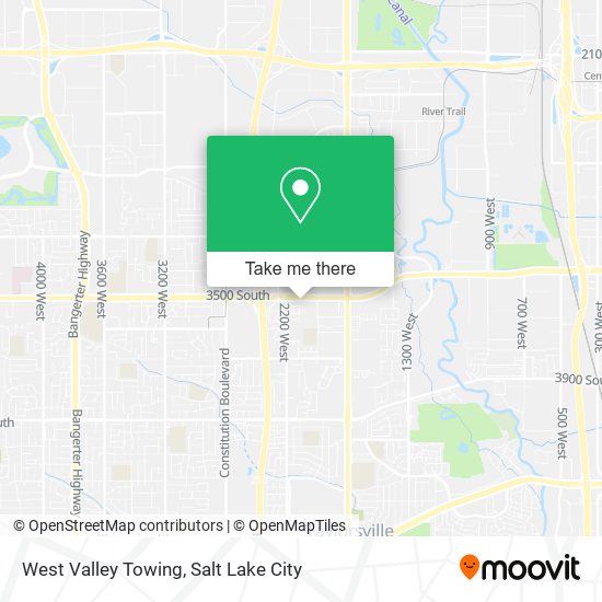West Valley Towing map