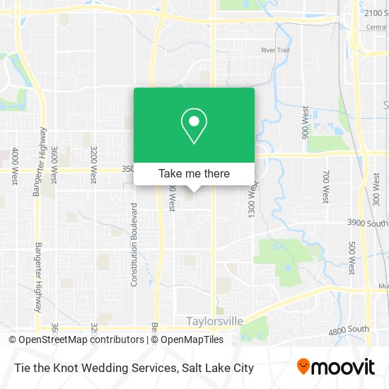 Tie the Knot Wedding Services map