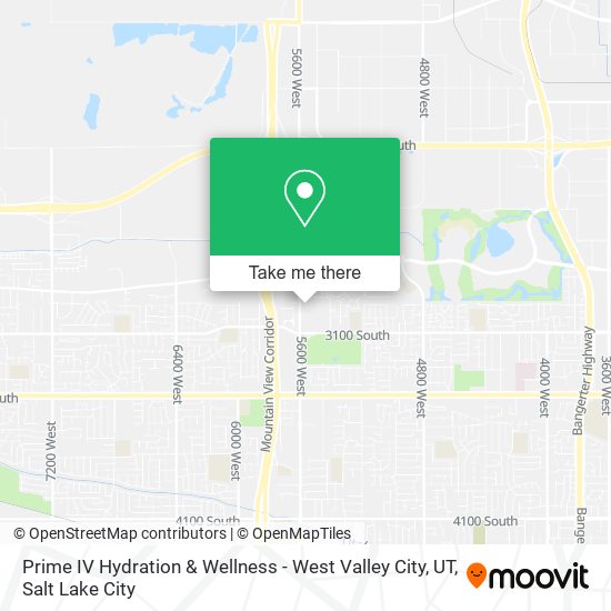 Mapa de Prime IV Hydration & Wellness - West Valley City, UT