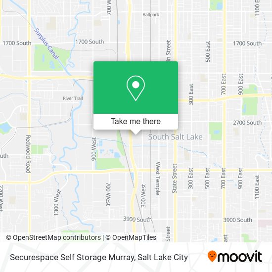 Mapa de Securespace Self Storage Murray